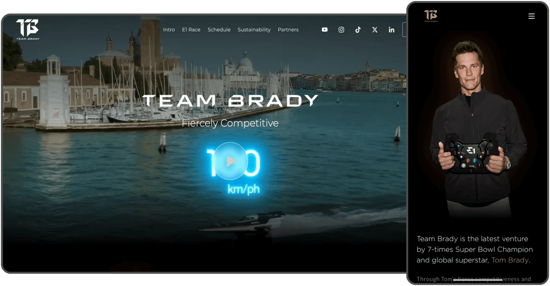 Electric Foiling Powerboat Racing Team
